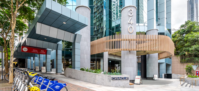 340 Adelaide St Forecourt and Lobby